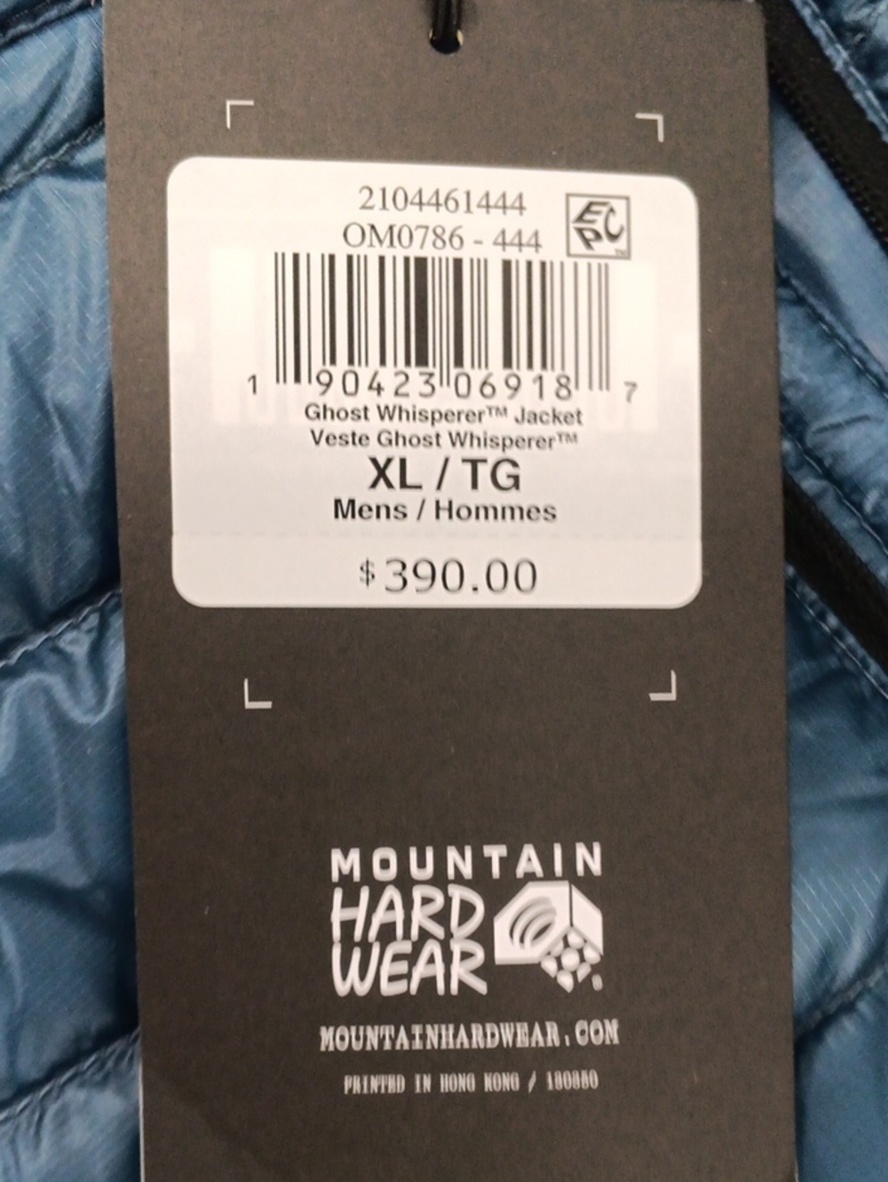 Mountain Hardwear Ghost Whisperer Jacket - Light Blue